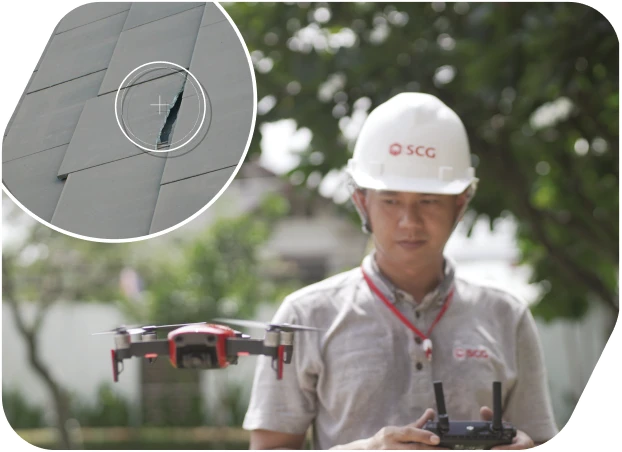 Roof Health Check ตรวจสอบโครงสร้างหลังคาก่อนติดหลังคาโซลาร์เซลล์โดยทีมผู้เชี่ยวชาญจากเอสซีจี